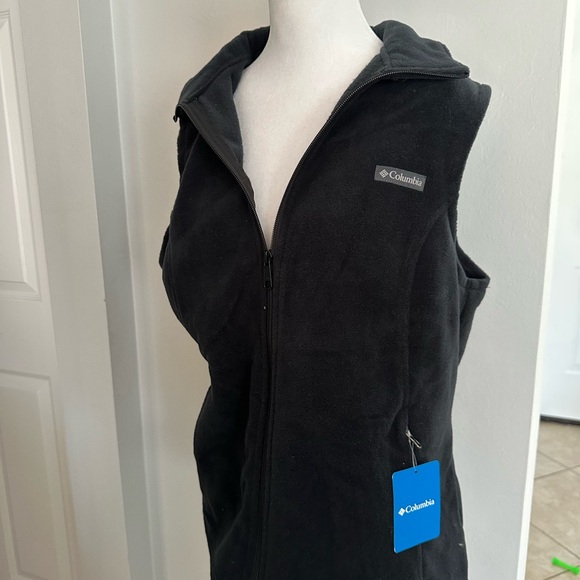Columbia Fleece Vest: Women’s XL- Black NWT - Picture 1 of 7
